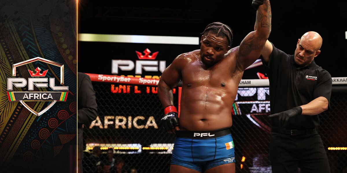 Abraham Bably swings away to first-round KO at the bell