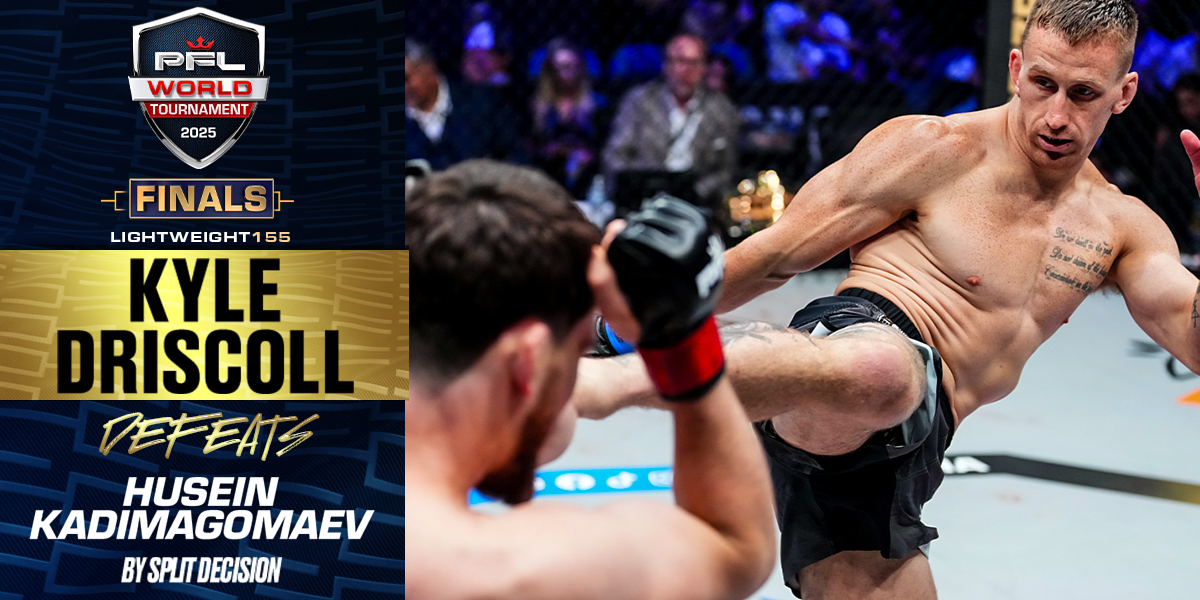 Kyle Driscoll wins pressure battle to score close split decision