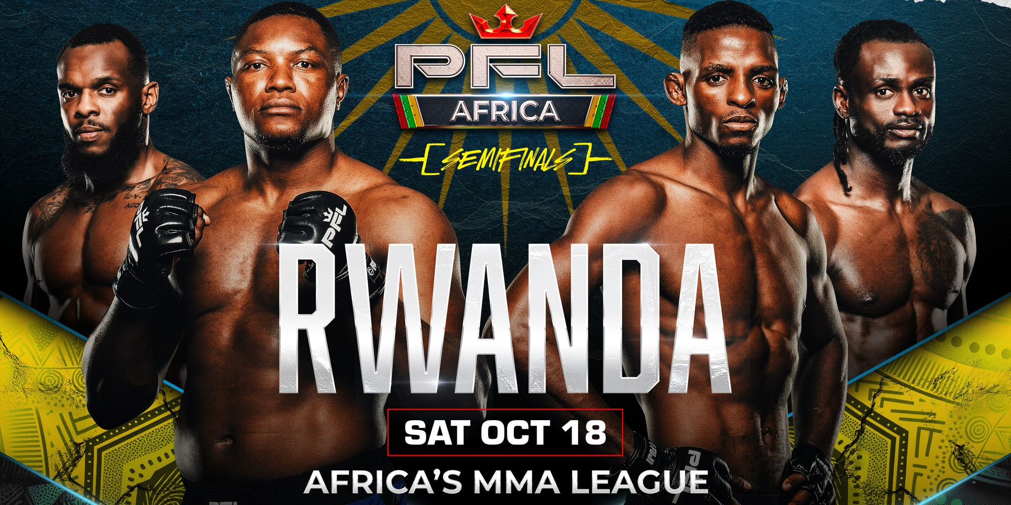 THE FIRST EVER PFL AFRICA SEMIFINALS ARE SET FOR RWANDA