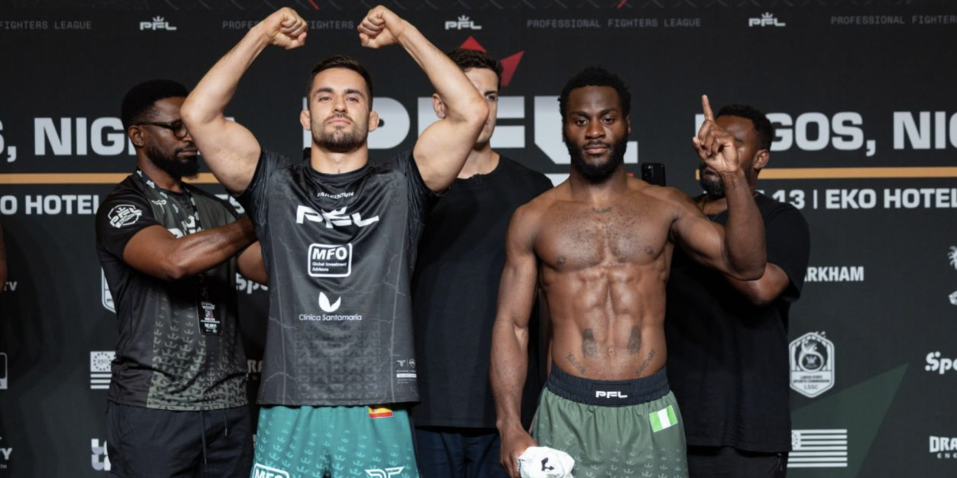 COMPLETE WEIGH-IN RESULTS FOR PFL AFRICA: NIGERIA - FIRST ROUND