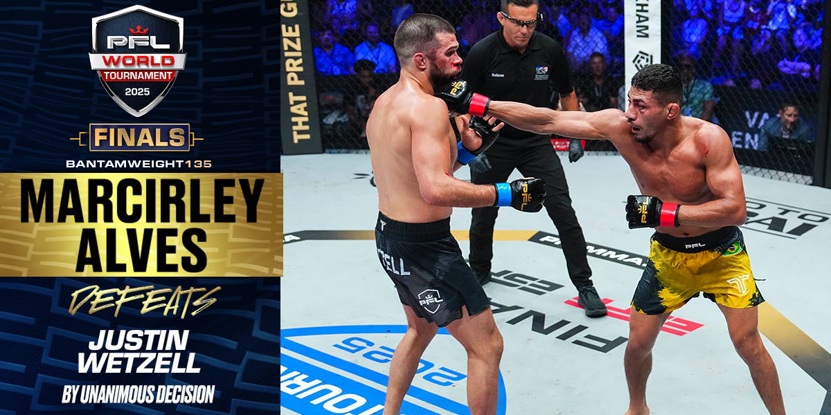 Marcirley Alves: From alternate to 2025 PFL World Tournament Bantamweight Champion