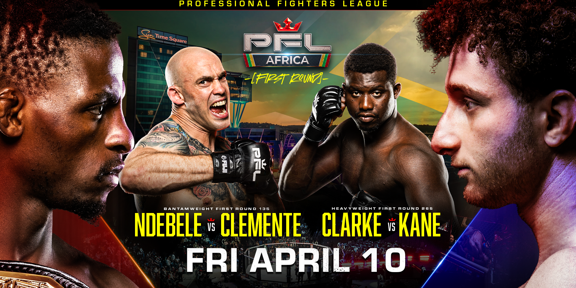PFL AFRICA KICKS OFF SEASON 2 ON APRIL 10 IN PRETORIA, SOUTH AFRICA