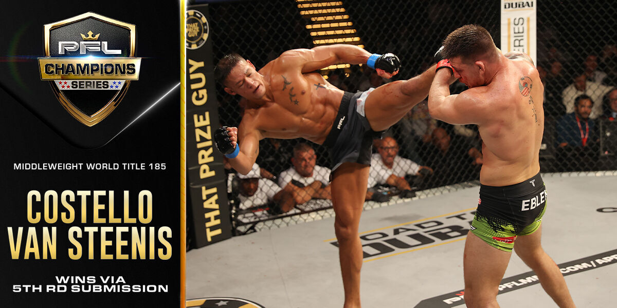 Costello Van Steenis Wins Middleweight Title In One of MMA’s Greatest Comebacks