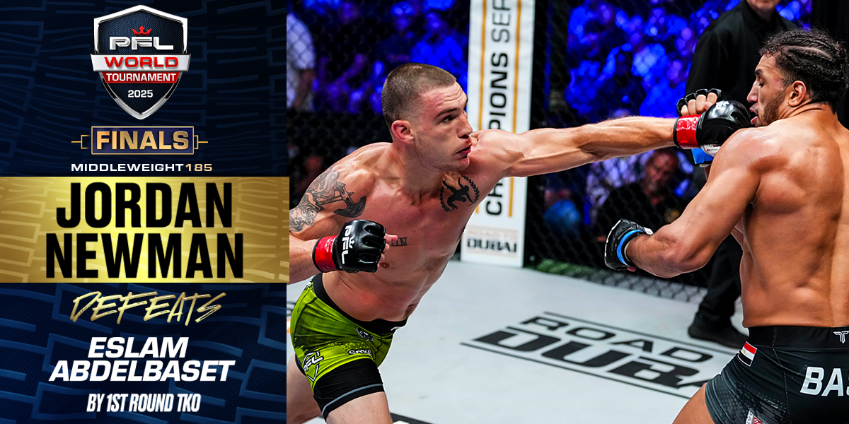 Jordan Newman comes back from knockdown to score three en route to amazing first-round TKO