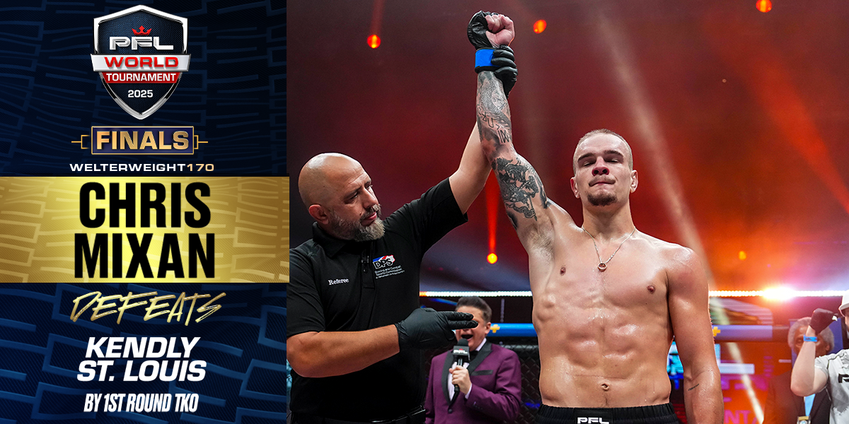 Chris Mixan shifts momentum suddenly with blasting right hand, scores first-round TKO