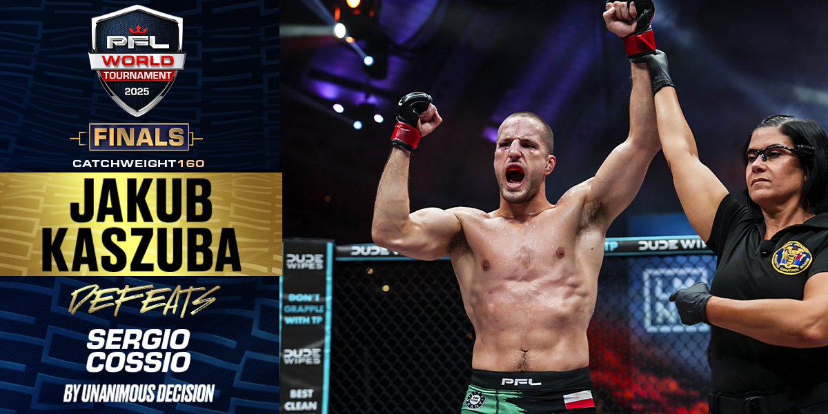 Jakub Kaszuba wins back-and-forth battle to mark PFL global debut
