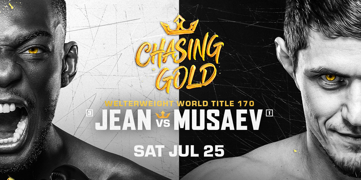 Jean and Musaev Meet for the Vacant Welterweight World Title