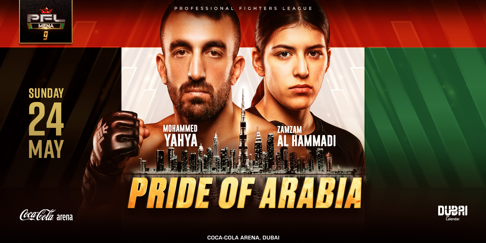 PFL MENA KICKS OFF 2026 SEASON IN DUBAI AT COCA-COLA ARENA ON MAY 24