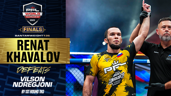 Renat Khavalov Flattens The Competition With Devastating Knee For First-Round TKO thumbnail