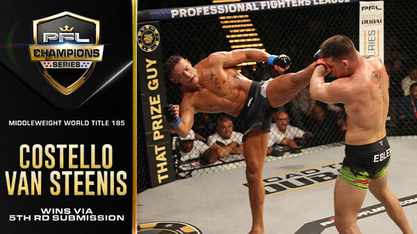Costello Van Steenis Wins Middleweight Title In One of MMA’s Greatest Comebacks