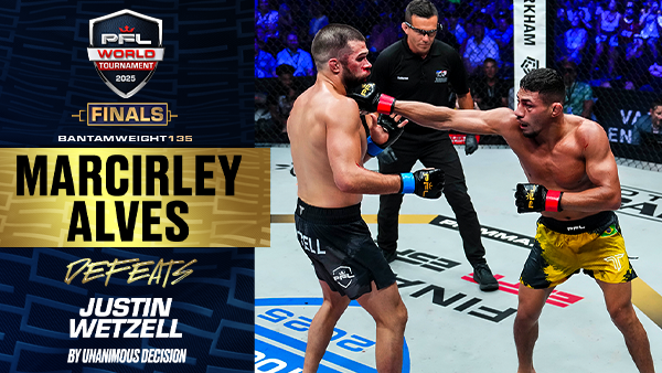 Marcirley Alves: From alternate to 2025 PFL World Tournament Bantamweight Champion thumbnail