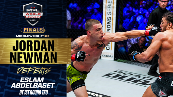 Jordan Newman comes back from knockdown to score three en route to amazing first-round TKO thumbnail