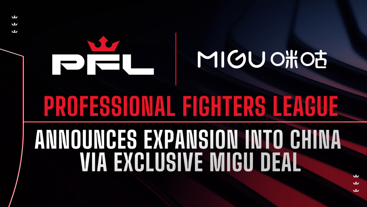 PROFESSIONAL FIGHTERS LEAGUE ANNOUNCES EXPANSION INTO CHINA VIA EXCLUSIVE MIGU DEAL thumbnail