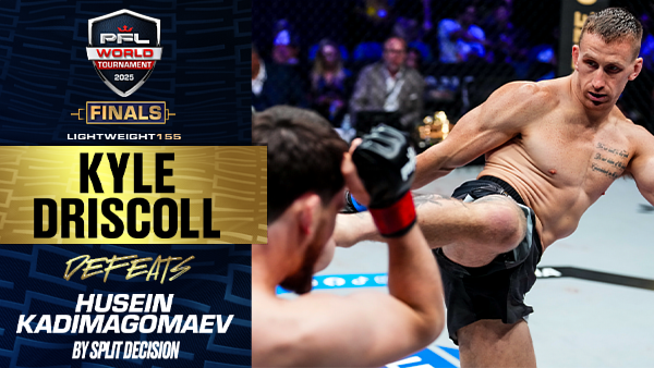 Kyle Driscoll wins pressure battle to score close split decision