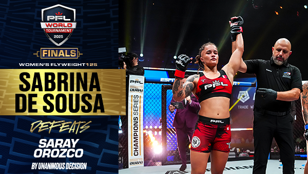 Sabrinna de Sousa Puts On Dominant Display In PFL Debut thumbnail
