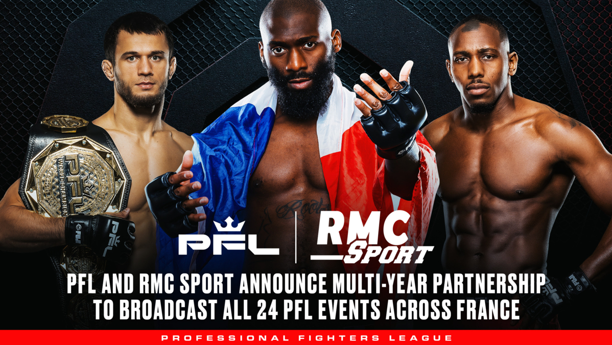 PROFESSIONAL FIGHTERS LEAGUE AND RMC SPORT ANNOUNCE MULTI-YEAR PARTNERSHIP TO BROADCAST PFL IN FRANCE NATIONWIDE thumbnail