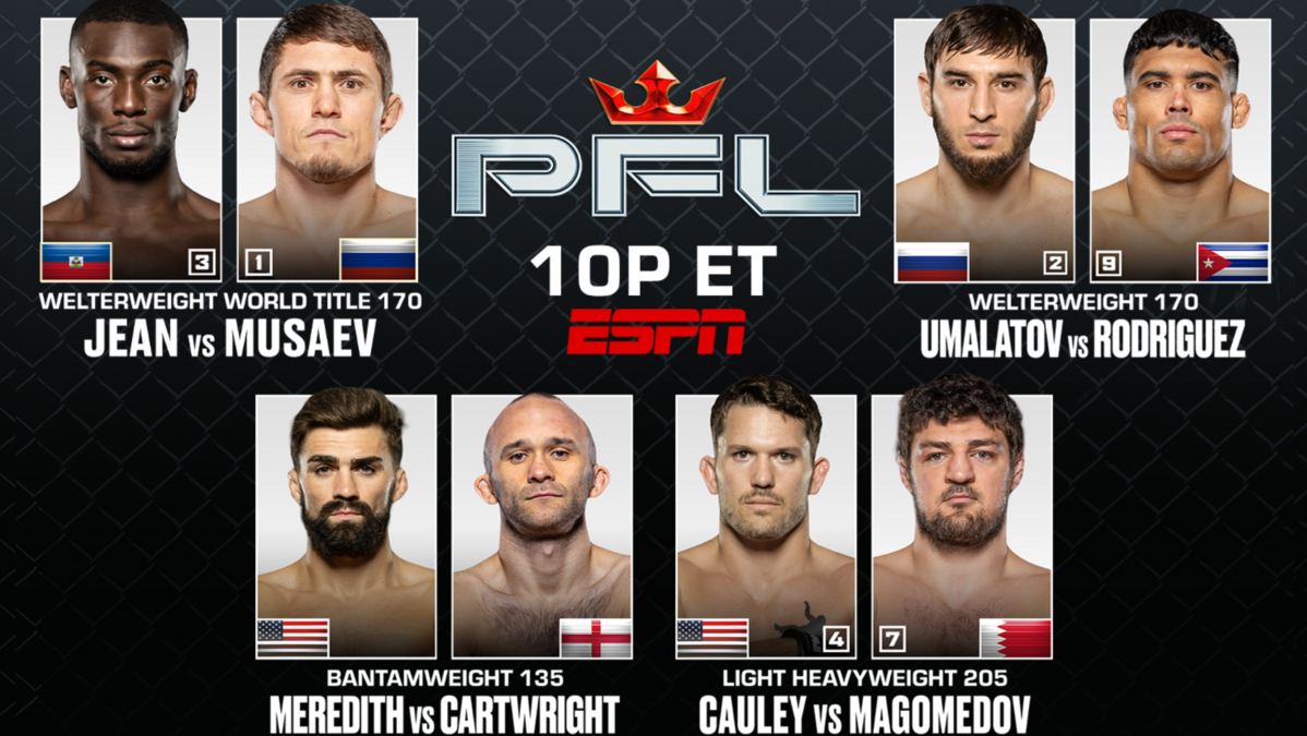 PFL WASHINGTON D.C. FULL CARD CONFIRMED FOR JULY 31 AT CAREFIRST ARENA thumbnail