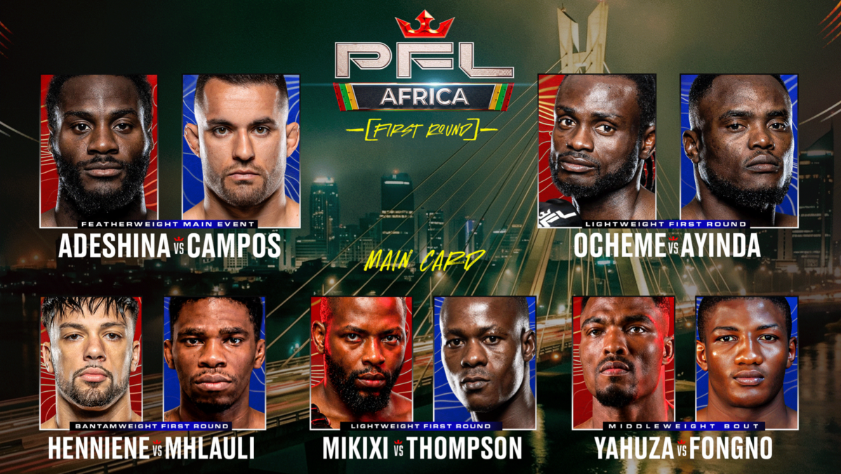 FULL FIGHT CARD ANNOUNCED FOR PFL AFRICA’S HISTORIC DEBUT IN LAGOS thumbnail