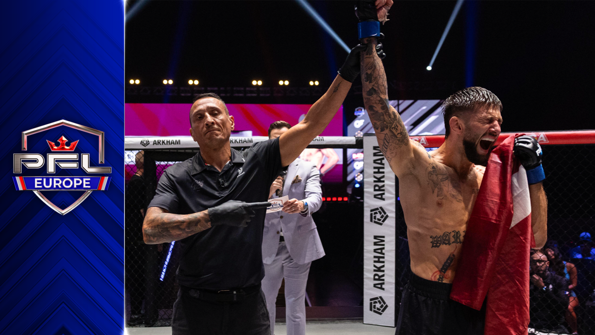 Alex Chizov wins striking-filled affair to reach 2025 PFL Europe Lightweight Finals thumbnail