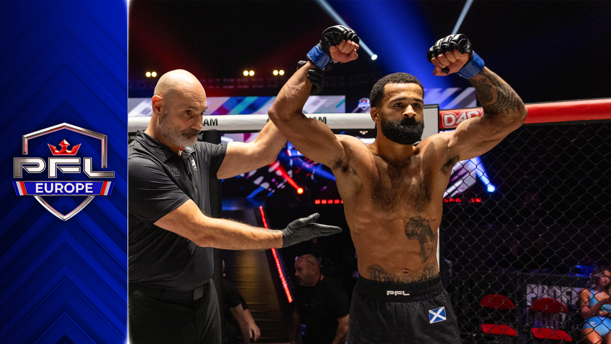 Mark Ewen taken down early but gets last laugh with first-round submission win thumbnail