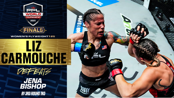 Liz Carmouche scores the knockout and PFL World Tournament Title thumbnail