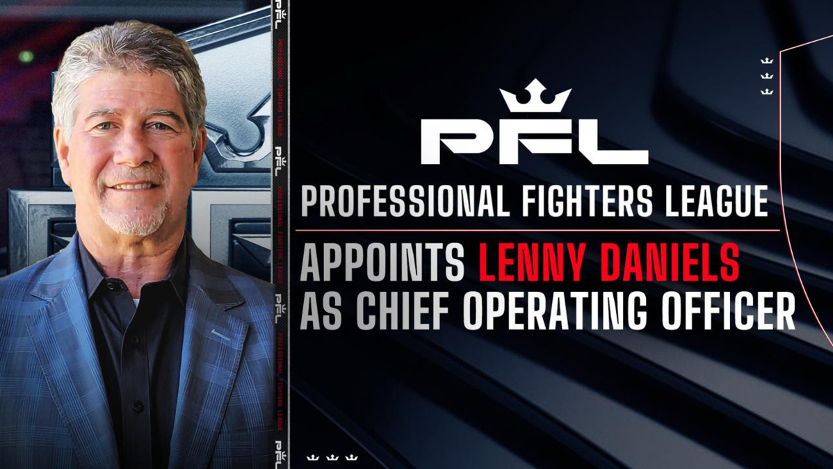 PROFESSIONAL FIGHTERS LEAGUE APPOINTS LENNY DANIELS AS CHIEF OPERATING OFFICER thumbnail