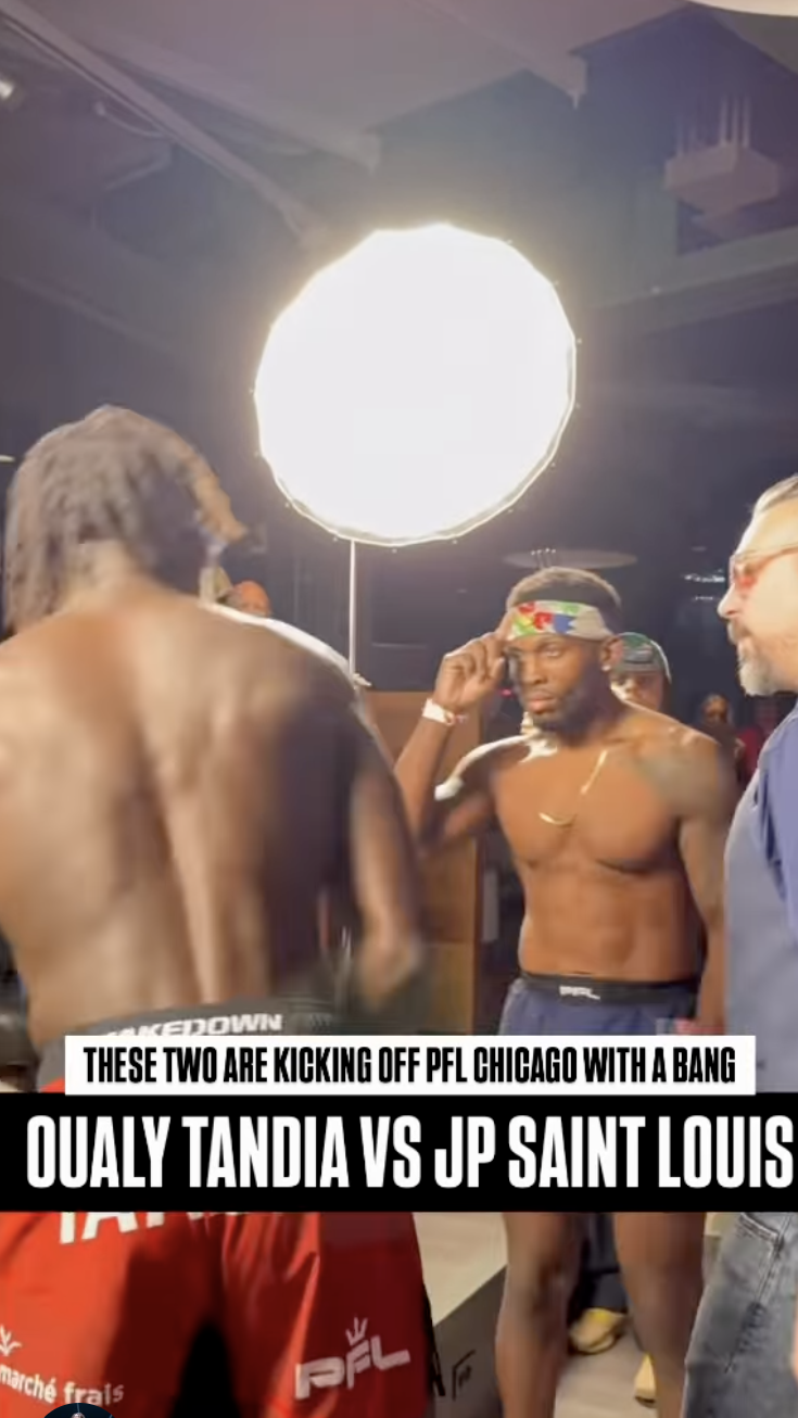 OUALY TANDIA vs JP SAINT LOUIS - PFL CHICAGO 2 FACEOFFS