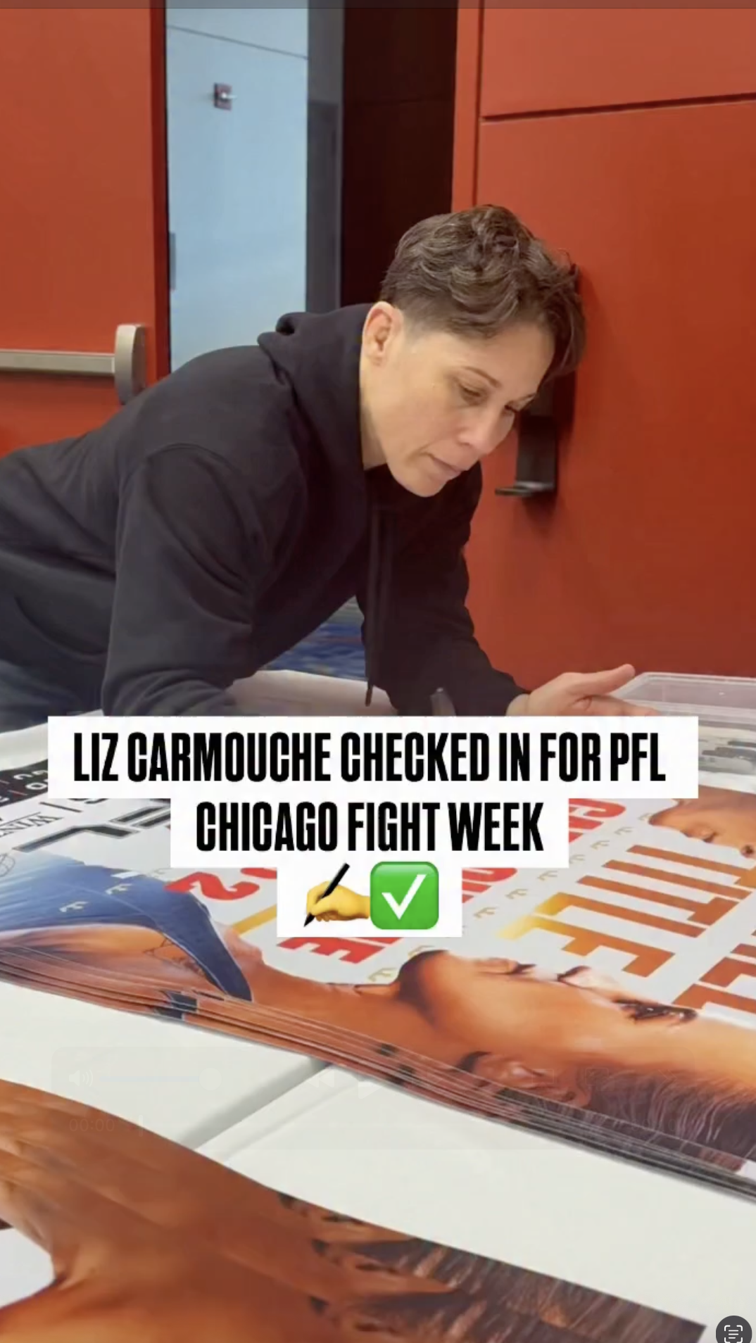 LIZ CARMOUCHE CHECKS IN FOR PFL CHICAGO FIGHT WEEK!